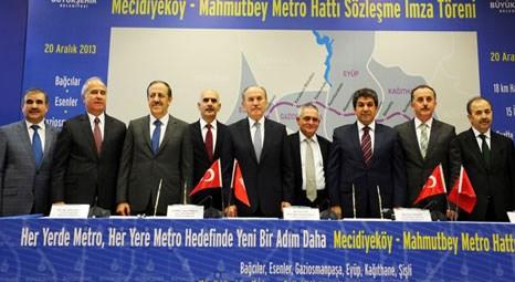 Kadir Topbaş, Mecidiyeköy-Mahmutbey metrosunun imzasını attı