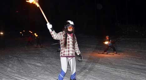 Kars Cıbıltepe'de kayak sezonu açıldı