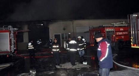 Bursa Karayolları Müdürlüğü deposunda yangın çıktı 