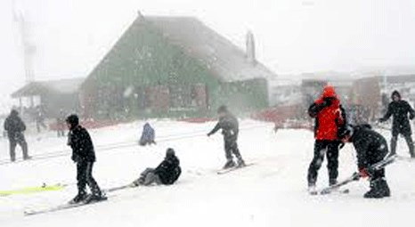 Karacadağ Kayak Merkezi'ne büyük ilgi