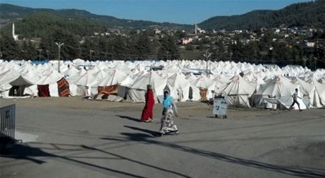Mardin Nusaybin'de Suriyeliler için çadır kent yapıldı