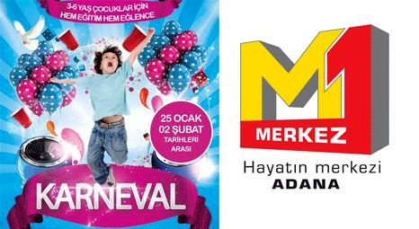 M1 Merkez Adana AVM Karneval etkinliği düzenliyor