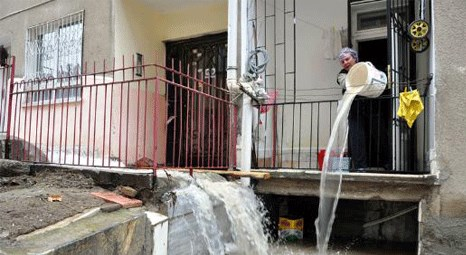 Ankara'da sağanak nedeniyle 2 bina suyla doldu 
