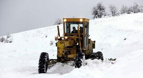 Van’da kardan dolayı kapanan yollar ulaşıma açılıyor