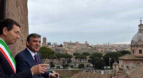 Abdullah Gül 'Roma'da ne AVM ne de gökdelen var'