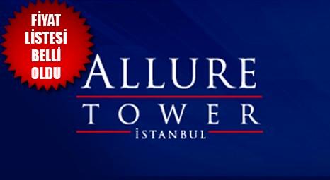 Allure Tower İstanbul Avcılar fiyat listesi belli oldu