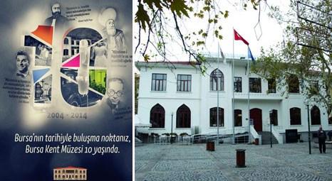 Bursa Kent Müzesi 10. Yıl Sergisi yarın açılıyor
