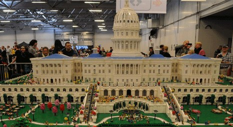 Danimarka’da Lego World ile Washington Kongre Binası dikkat çekti 
