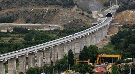 Süleyman Karaman Eskişehir-İstanbul yüksek hızlı tren inşaatını inceledi 
