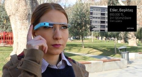Google Glass’a özel Türkiye’deki ilk emlak uygulaması başladı