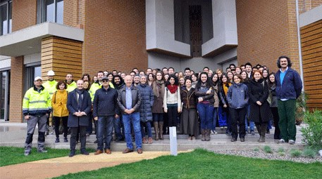 Dokuz Eylül Üniversitesi mimarlık öğrencileri Asma Bahçeler'e konuk oldu  
