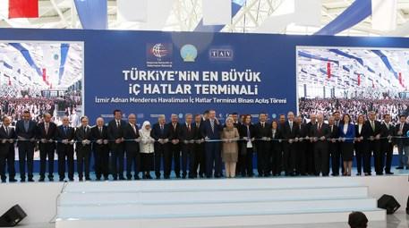 İzmir Adnan Menderes Havalimanı yeni iç hatlar terminali törenle açıldı