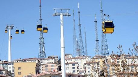 Ankara Yenimahalle-Şentepe teleferik hattı açıldı