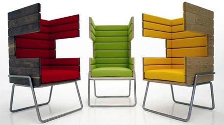 Gi Booth serisi koltuklar tasarımı ahşaba yansıtıyor