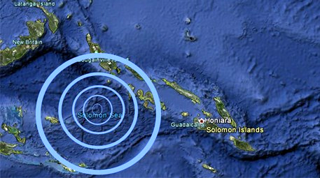 Pasifik Okyanusu'ndaki Soloman Adaları, yeniden sallandı