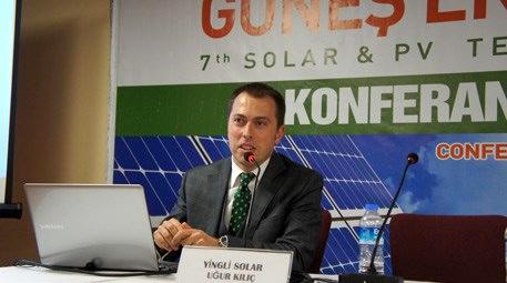 Uğur Kılıç: Güneş enerjisi başvuruları 345 MW seviyesine ulaştı 