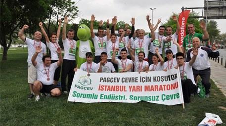 PAGÇEV, çevre için Vodafone İstanbul Yarı Maratonu’na katıldı 
