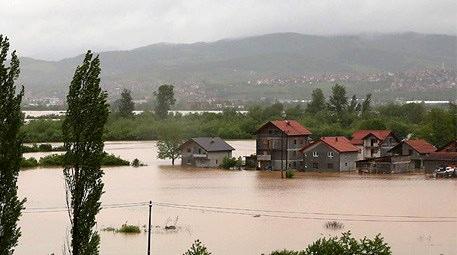 Su taşkınları Bosna Hersek ve Sırbistan'ı vurdu