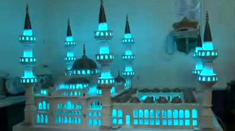 Sultan Ahmet Camisi’nin mermerden minyatürü yapıldı