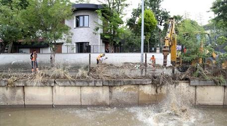 İBB’nin İstanbul Kurbağalıdere'deki ıslah çalışması devam ediyor