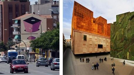 İspanya Madrid 'Kentsel Sanat Projesi' sokakları renklendirdi