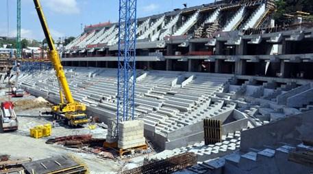 Vodafone Arena’nın inşaatı sürüyor
