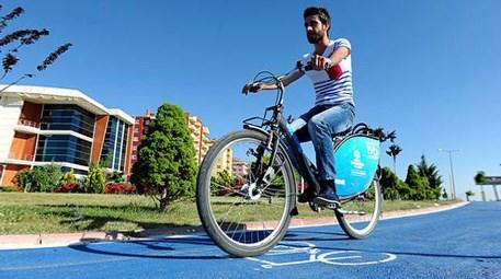 Bisiklet yolllarına 4 milyon lira serildi