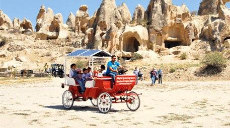 Kapadokya'daki bu faytonun tek eksiği… 