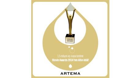 Artema’nın başarısı Stevie Awards tarafından ödüllendirildi  