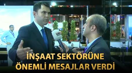 Murat Kurum'dan emlaktasondakika'ya özel açıklamalar!