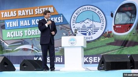 Ahmet Davutoğlu Kayseri'de toplu açılış töreninde ne dedi? 