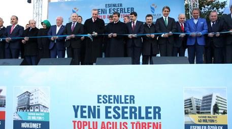 Cumhurbaşkanı Erdoğan, dev eserlerin açılışını yaptı