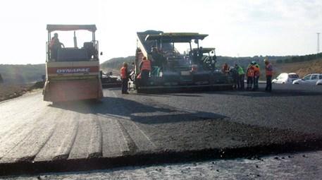 3. köprü yolunda asfalt çalışmalarına başlandı!