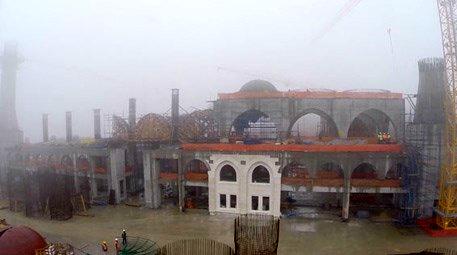 Çamlıca Camisi'nin kaba inşaatında sona yaklaşıldı