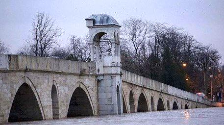 Edirne'de Tunca Nehri'nin ardından Meriç Nehri de taştı!