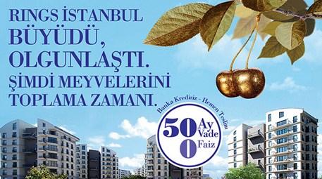 Konutta yılbaşına özel indirim Rings İstanbul'da!