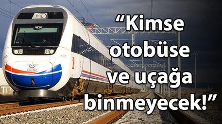 Ankara - İstanbul hızla tren ile 90 dakika olacak