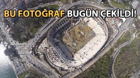 Beşiktaş'ın yeni stadında inşaat hızla devam ediyor