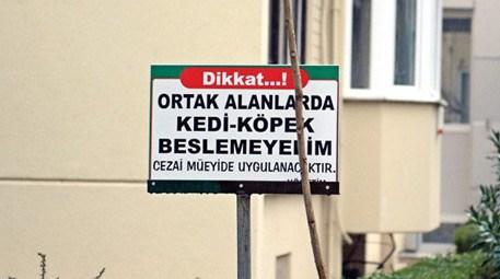 Ataköy'de hayvansevmez apartman devleti!