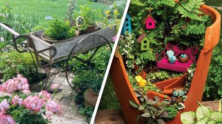 Bahçenizi saksılarla masalsı bir ortama dönüştürün!