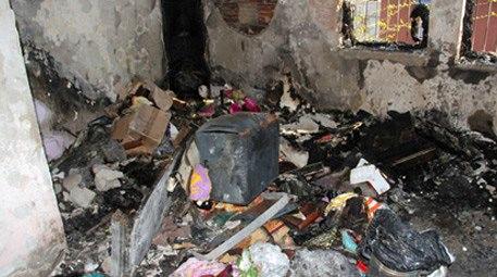 Adana'daki evi yanan gencin tüm çeyizi kül oldu!