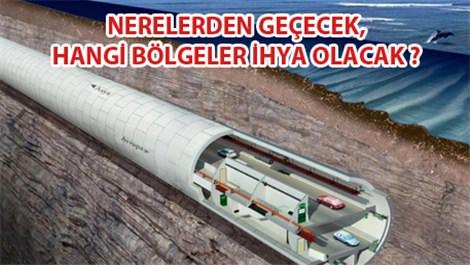 Üç katlı İstanbul Tüneli nereden geçecek?