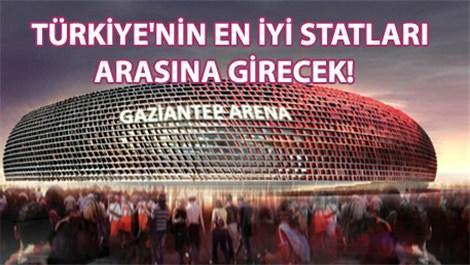 Gaziantep'in 33 bin kişilik yeni stadı yükseliyor!