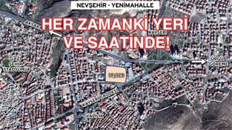 Nevşehir Yenimahalle arsasının ihalesi 30 Temmuz'da