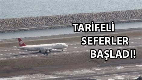 Ordu-Giresun Havalimanı’nda ilk uçak göründü!