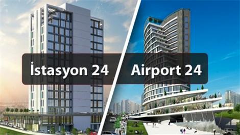 Airport 24 ve İstasyon 24 projelerinde 48 ay 0 faiz!