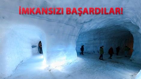 Dünyanın en büyük buz mağarası huzurlarınızda!