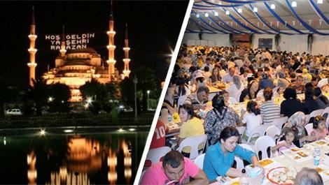 İstanbul'daki iftar çadırları nerelerde kuruluyor? 