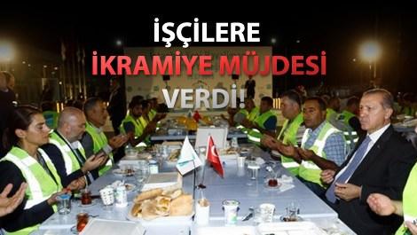 Erdoğan, 3. havalimanı şantiyesinde iftar yaptı 