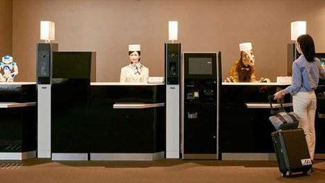 Hotel Henn-na'da tüm hizmetleri robotlar yapıyor